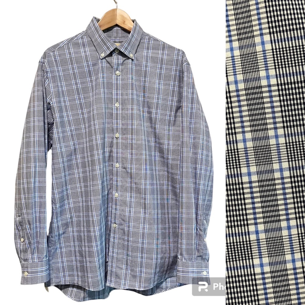 Michael Michael Kors Prince if Whales Check Plaid Button Up Shirt | Regular Fit